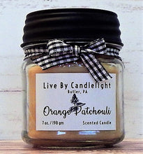 Load image into Gallery viewer, Orange Patchouli Scented Candle