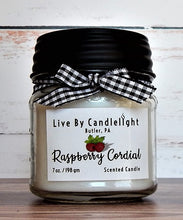 Load image into Gallery viewer, Raspberry Cordial Scented Candle